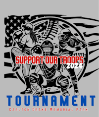 support our troops tournament t-shirt